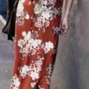 Zara Woman Floral Wrap Skirt